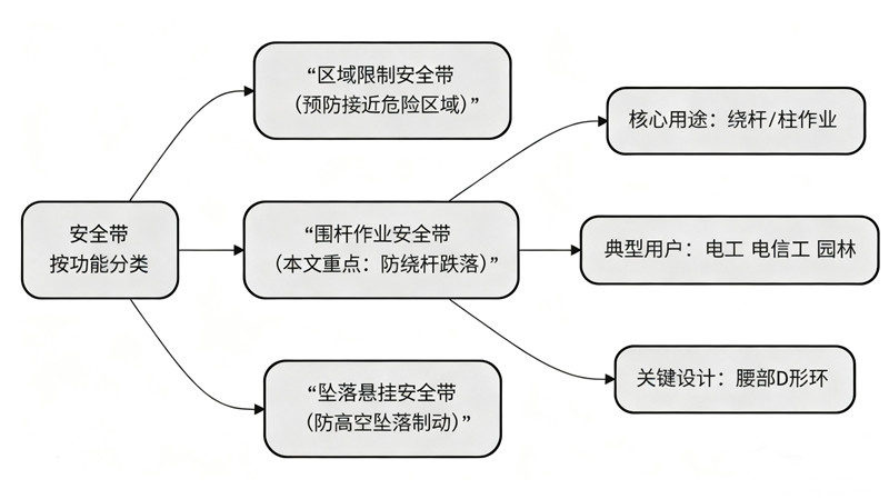 安全带种类性能对比